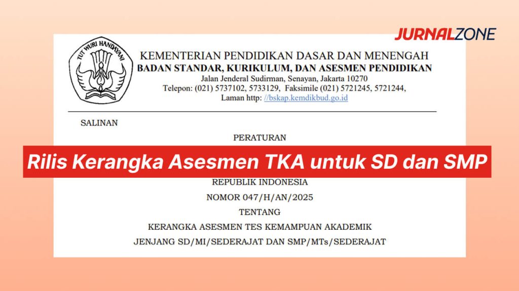 Kerangka Asesmen TKA SD SMP Resmi