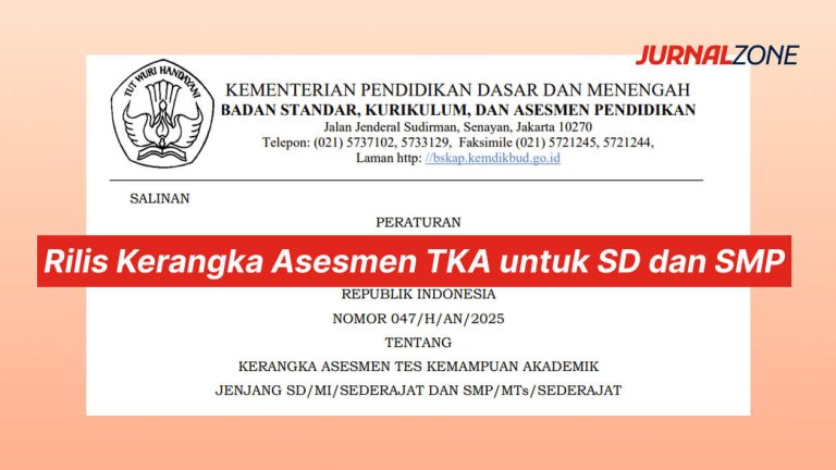 Kerangka Asesmen TKA SD SMP Resmi