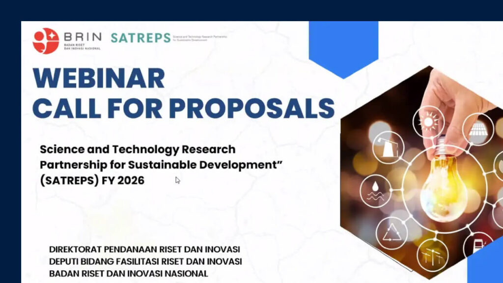 BRIN membuka pendaftaran program riset SATREPS dan RIIM