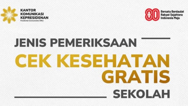 CKG Sekolah Diluncurkan
