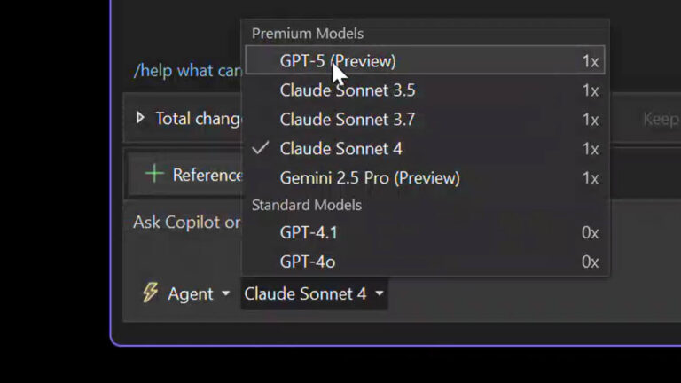GPT-5 di Visual Studio