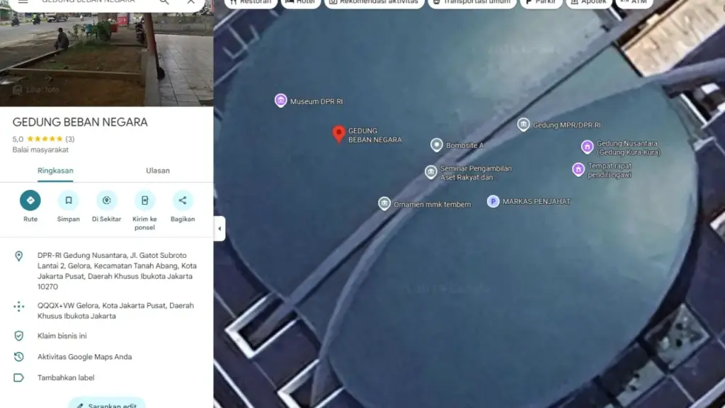 Gedung DPR RI Berganti Nama Jadi Gedung Beban Negara