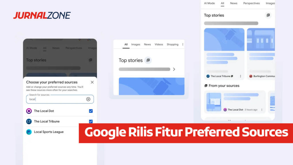 Google Rilis Fitur Preferred Sources