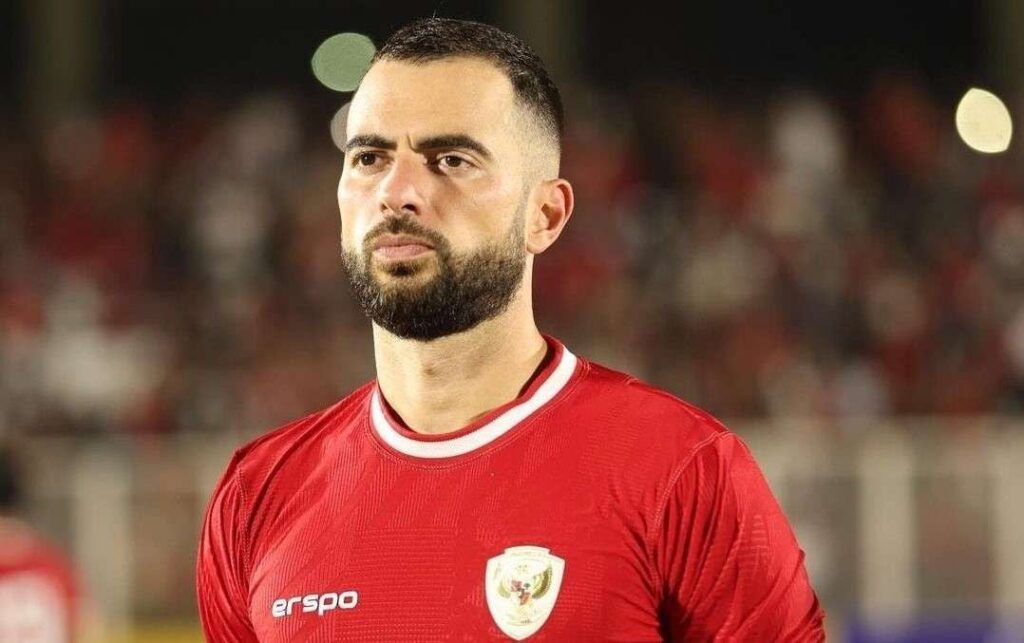 Jordi Amat saat menghadapi Bahrain pada laga Kualifikasi Piala Dunia 2026