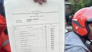 Nilai Ijazah SMP Ahmad Sahroni