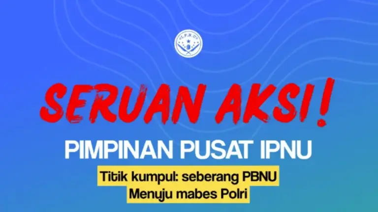 PP IPNU Gelar Aksi di Mabes Polri