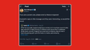 Respon Sam Altman kepada User yang Menggunakan GPT-5 High