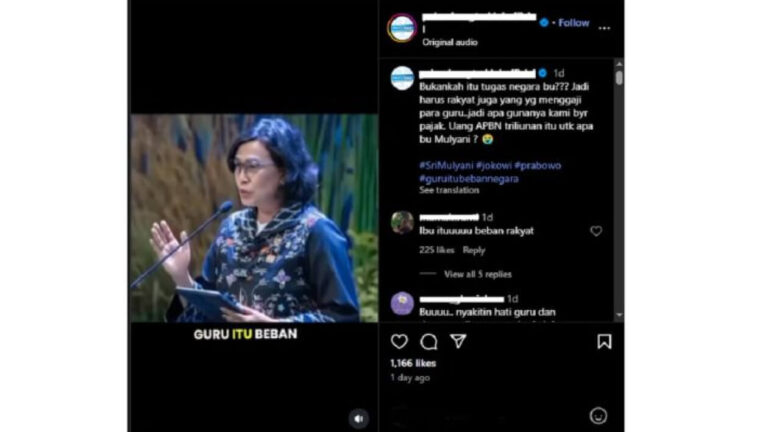 guru beban negara sri mulyani