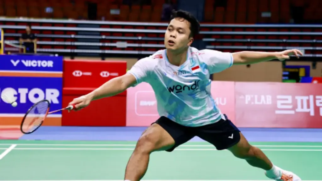 Anthony Sinisuka Ginting 32 Besar Korea Open