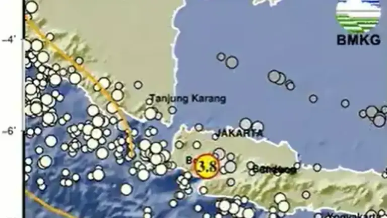 BMKG Gempa Terkini di Sukabumi