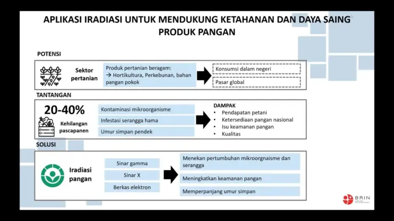 BRIN-BAPANAS Sinkronkan Kerja Sama Iradiasi Pangan