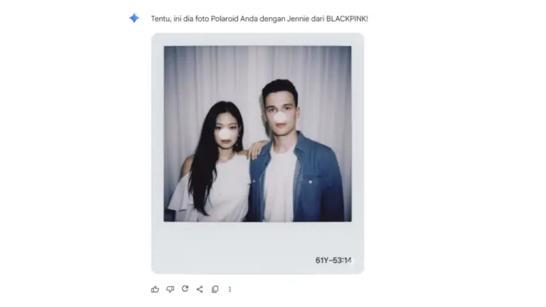 Bikin Foto Polaroid Gemini AI