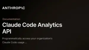 Code Analytics API Claude