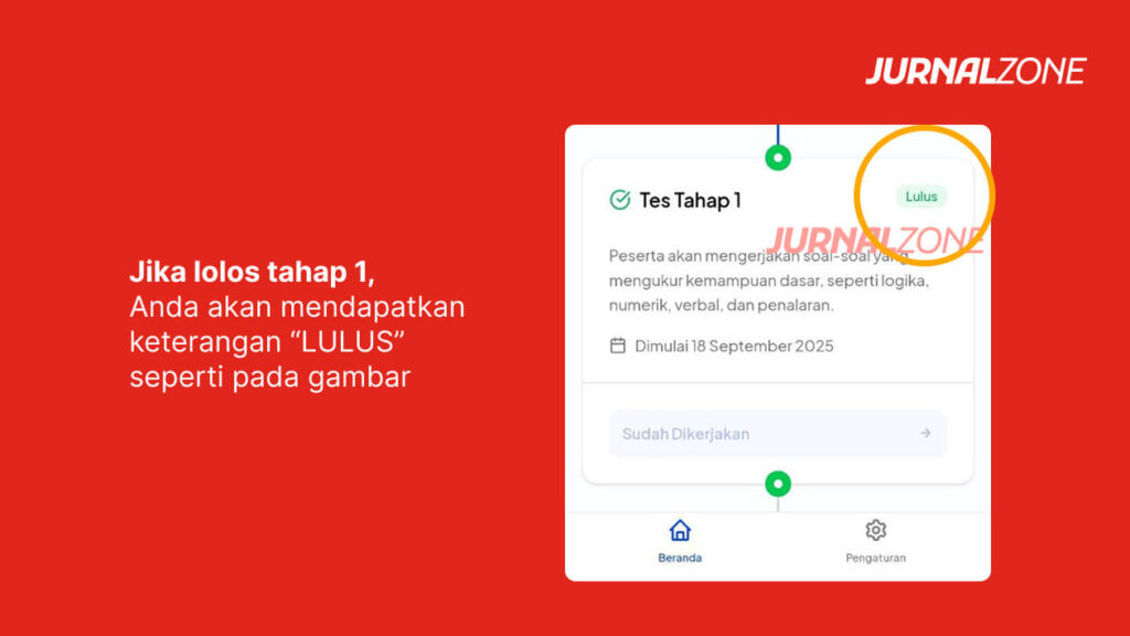 Contoh lolos seleksi tahap 1 asisten bisnis kemenkop