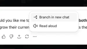 Fitur Branch Conversations di ChatGPT