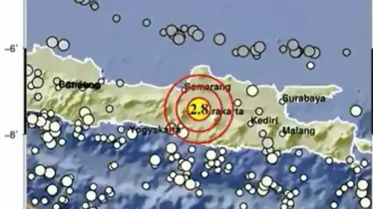 Gempa solo hari ini