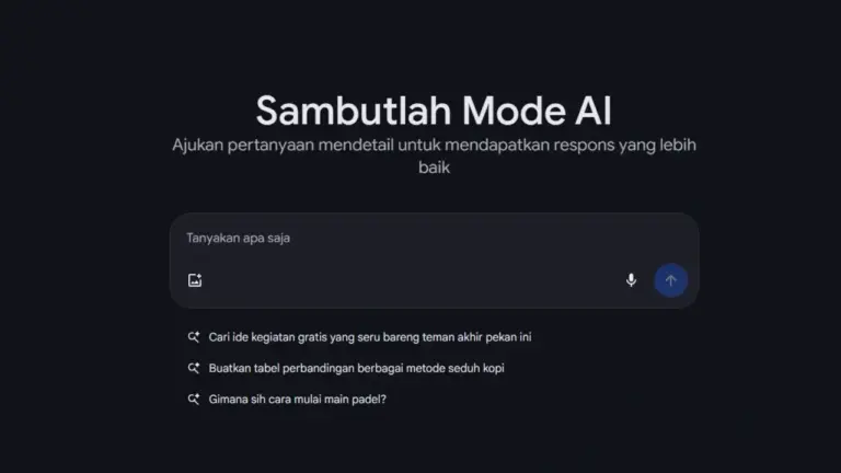 Google Search AI Mode Bahasa Indonesia