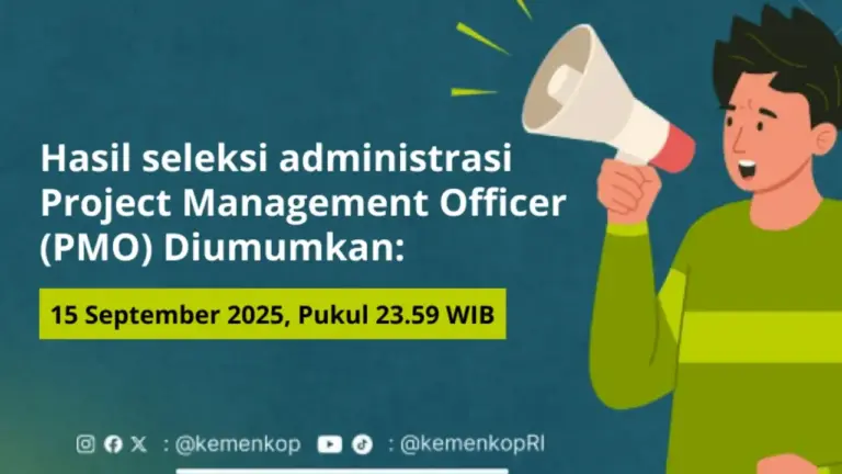 Hasil Seleksi Administrasi PMO Kemenkop Diumumkan
