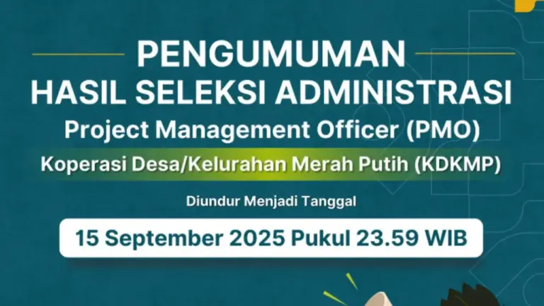 Hasil Seleksi Administrasi PMO Kemenkop Diundur