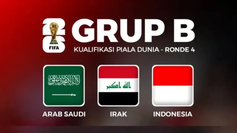 Jadwal Timnas Indonesia di Kualifikasi Piala Dunia 2026