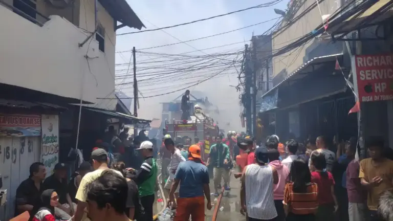 Kebakaran di Mangga Besar