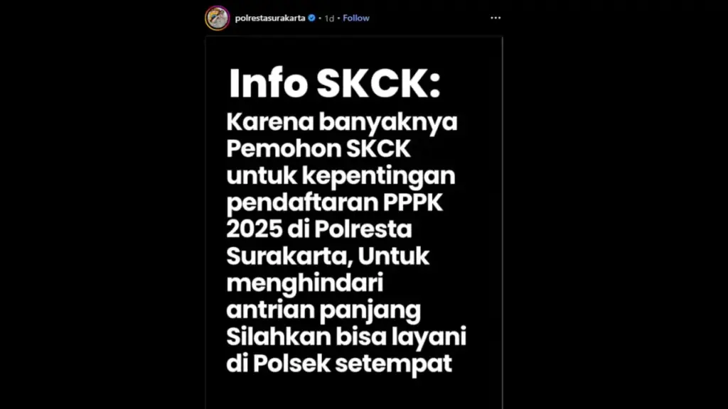 Pemohon SKCK Untuk PPPK Membludak