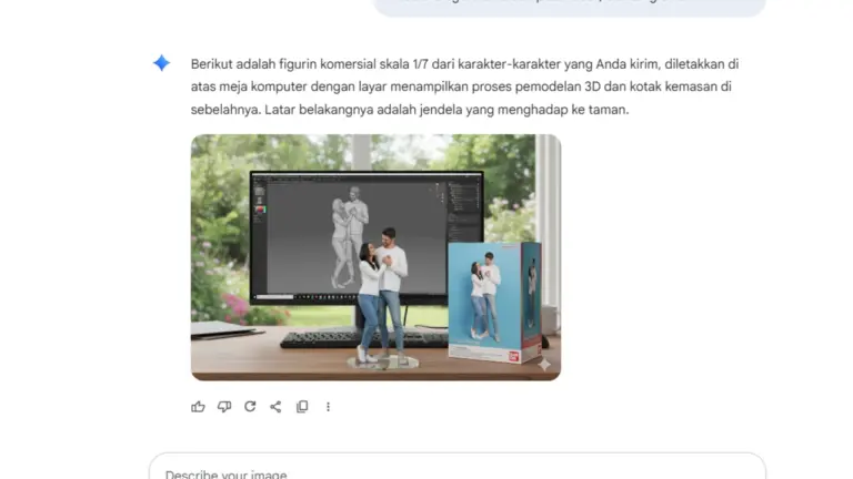 Prompt Gemini AI Miniatur Pasangan