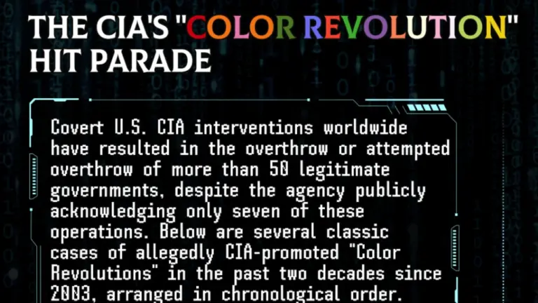 Revolusi Warna yang Diduga Dipromosikan CIA