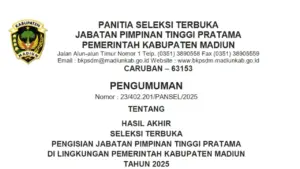 Seleksi Jabatan Pimpinan Tinggi Pratama Kab. Madiun