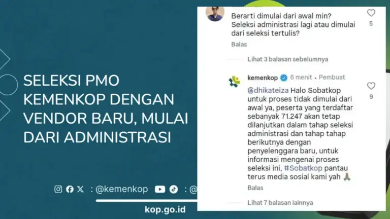 Seleksi PMO Kemenkop Akan Diulang