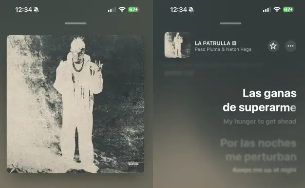 Terjemahan Lirik di Apple Music