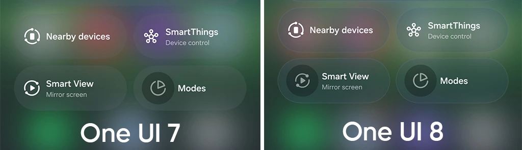 Perbandingan One UI 7 dan One UI 8