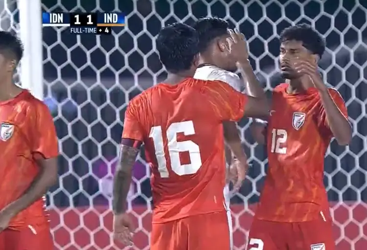 Indonesia vs India U23 13 Oktober