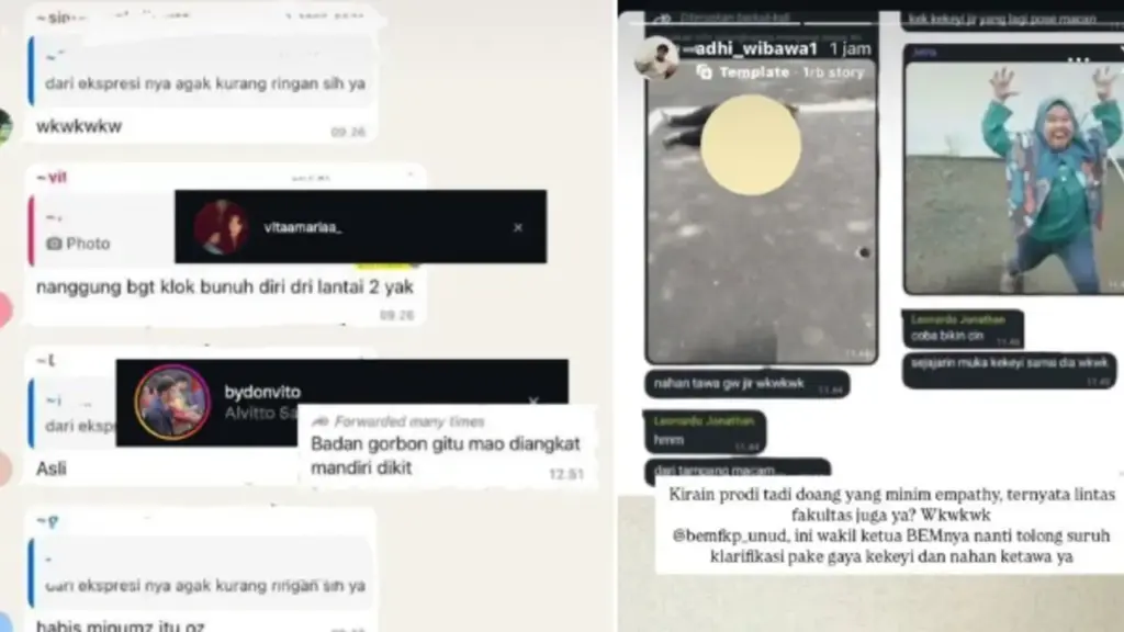 Isi Chat Pembully Timothy