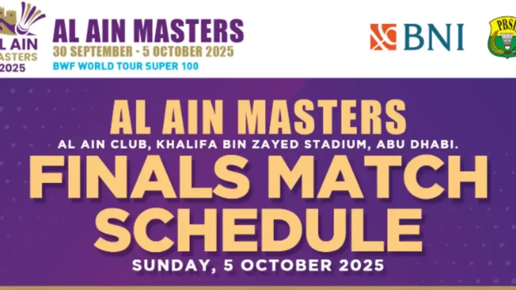 Jadwal Final Al Ain Masters 2025