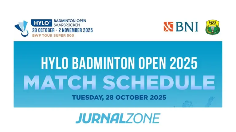 Jadwal Hylo Open 2025 28 Oktober