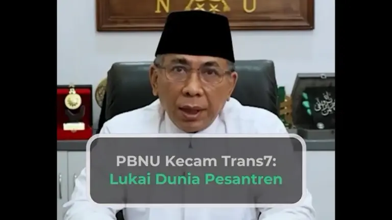 Ketum PBNU Gus Yahya Sebut Tayangan Trans7