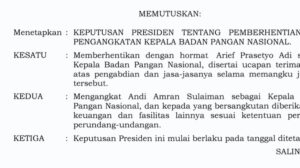 Putusan Presiden RI Nomor 116 p Tahun 2025