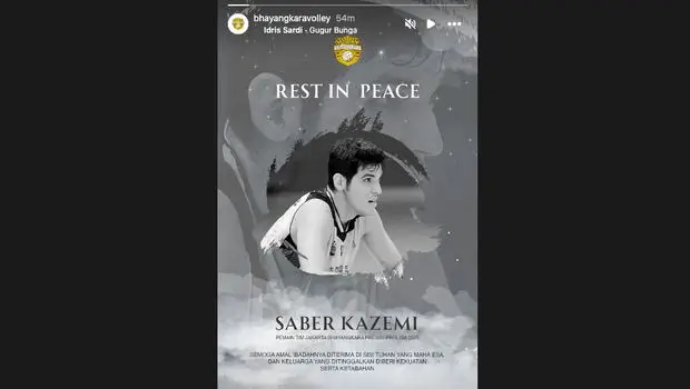 Saber Kazemi Meninggal Dunia