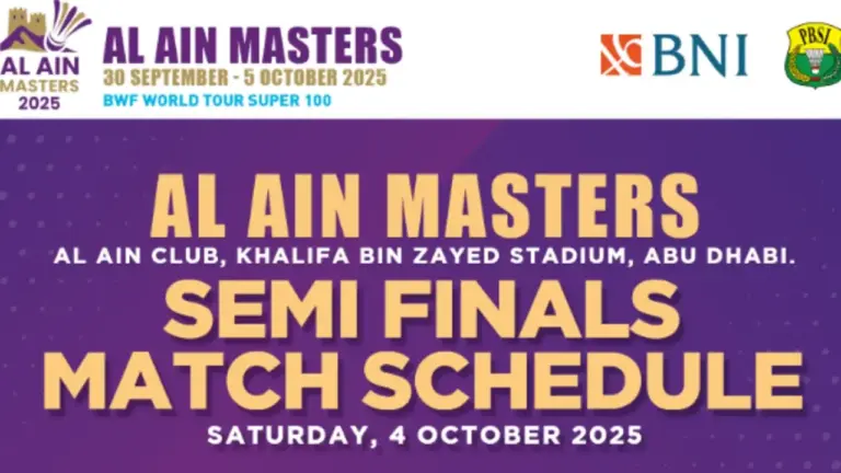 Semifinal Al Ain Masters 2025