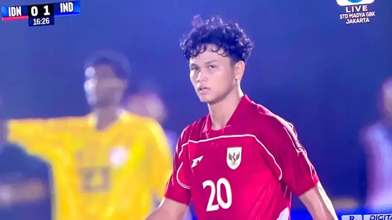 Timnas kebobolan di menit ke 5 oleh India