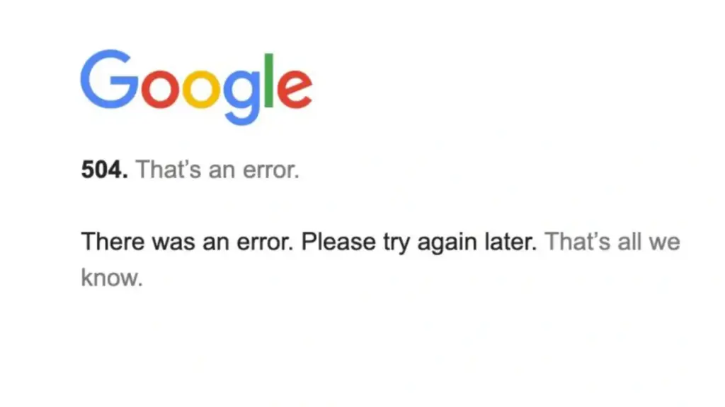 Arti Pesan Error 502