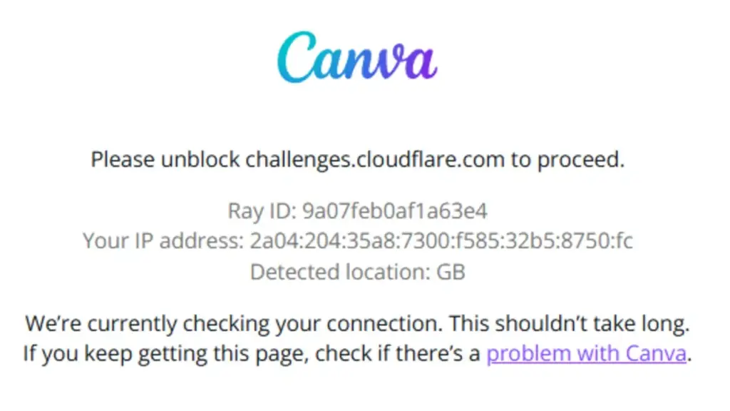 Canva Down