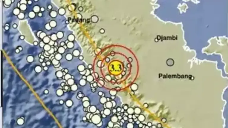 Gempa Bumi M 3,3 Jambi