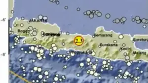 Gempa M 2,3 Guncang Wilayah Pekalongan