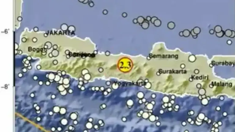 Gempa M 2,3 Guncang Wilayah Pekalongan
