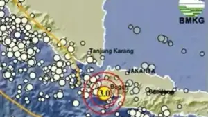 Gempa M 3,0 Banten