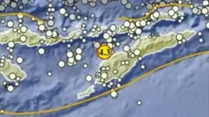 Gempa M 4,3 Guncang Lembata NTT