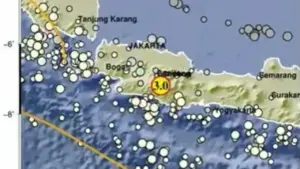 Gempa Terkini M 3,0 Guncang Bandung