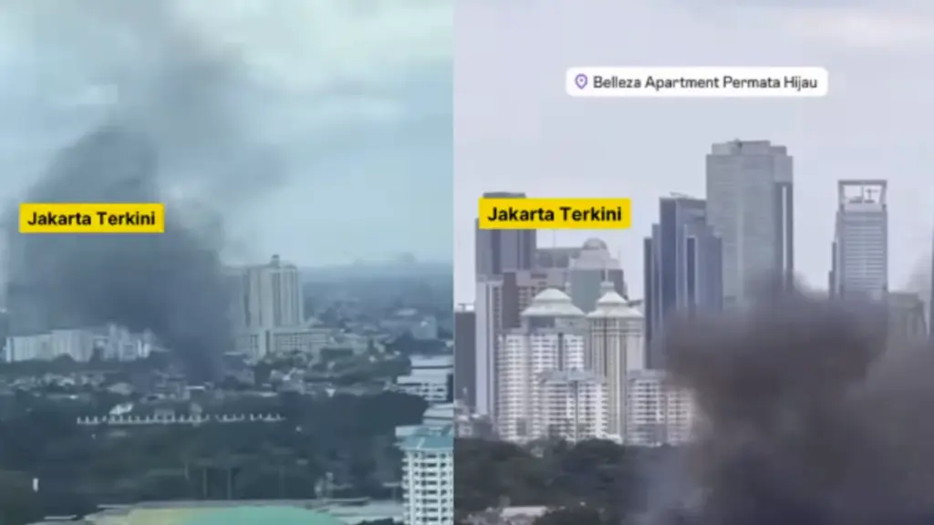 Kebakaran Hari Ini Terjadi di Dekat GBK